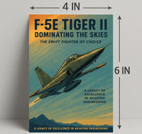 F-5E Tiger II Dominating the Skies Poster PosterGoat