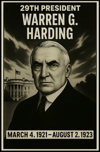 Warren G. Harding 29Th President Poster