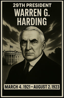 Warren G. Harding 29Th President Poster