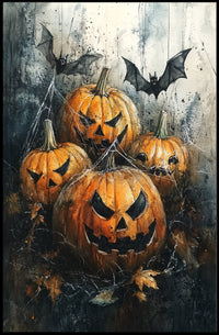 Haunted Pumpkins Poster