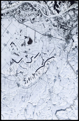 Winter Landscape From Above Poster