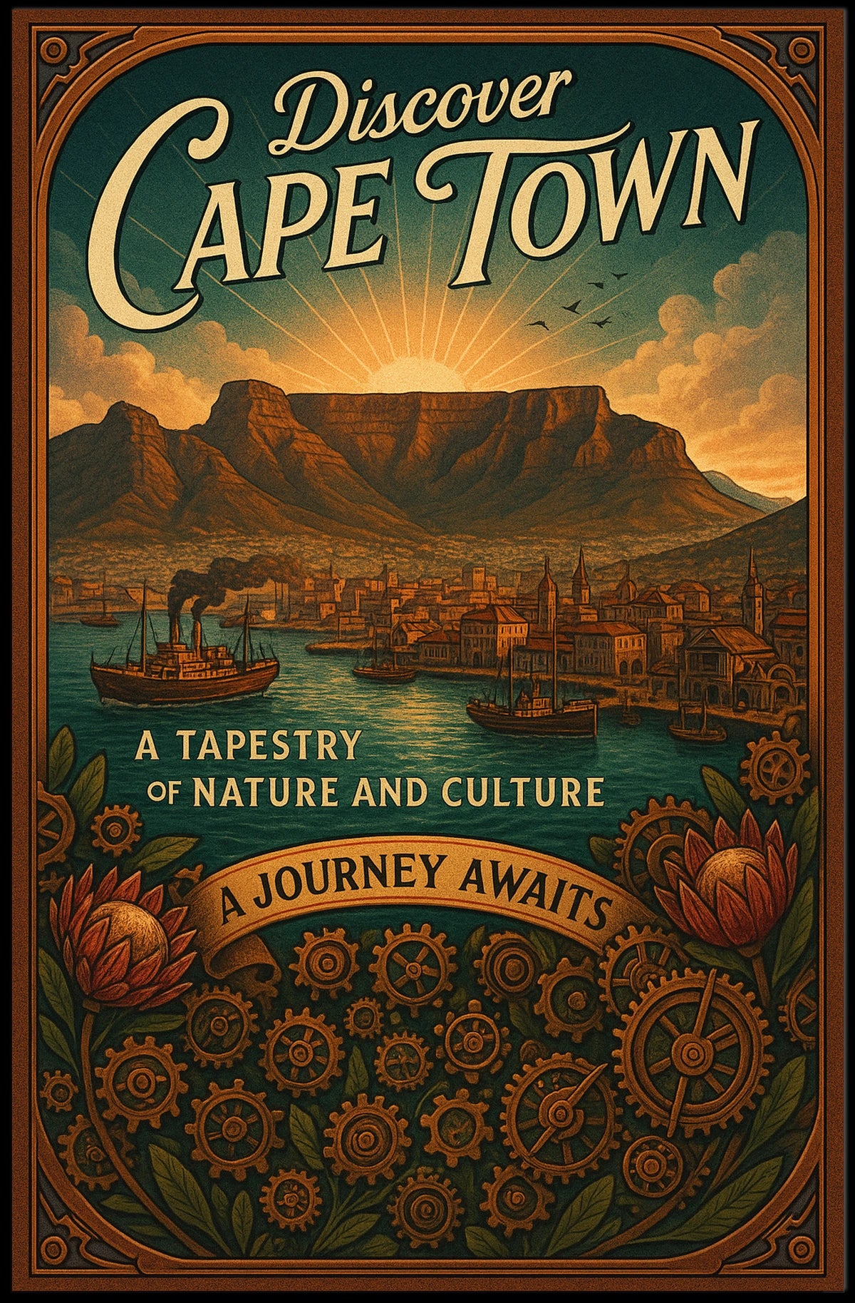Discover Cape Town Poster