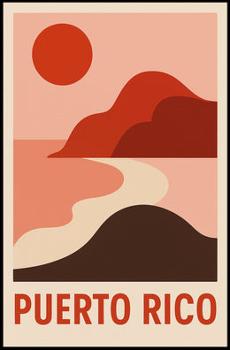 Puerto Rico Scenic Art Poster