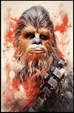 Galactic Warrior Portrait Poster