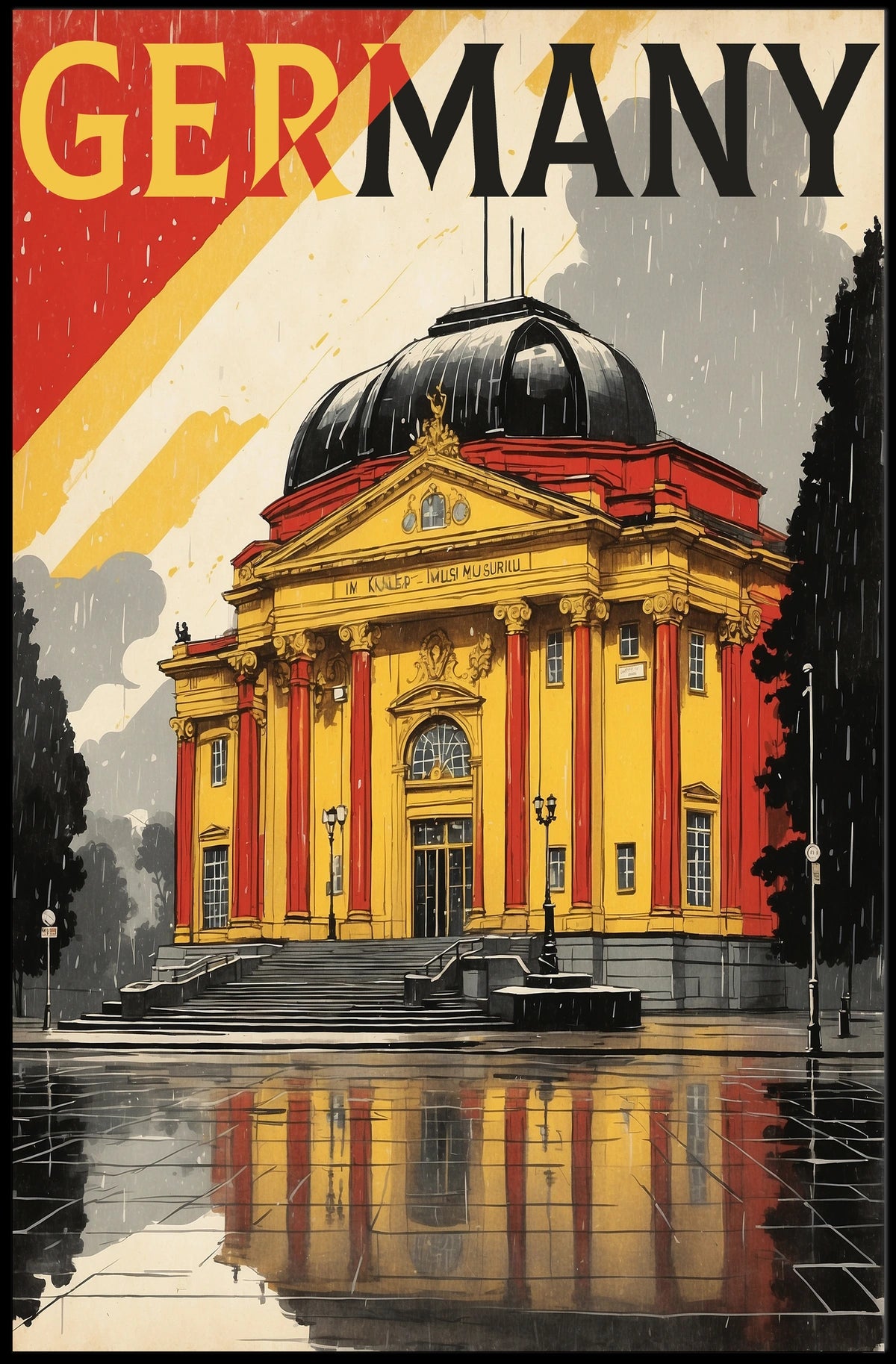 Germany Architectural Poster