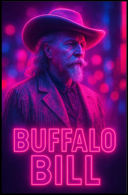 Buffalo Bill Classic Western Imagery Cultural or Heritage Poster