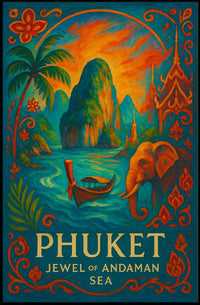 Phuket Jewel of the Andaman Sea Poster