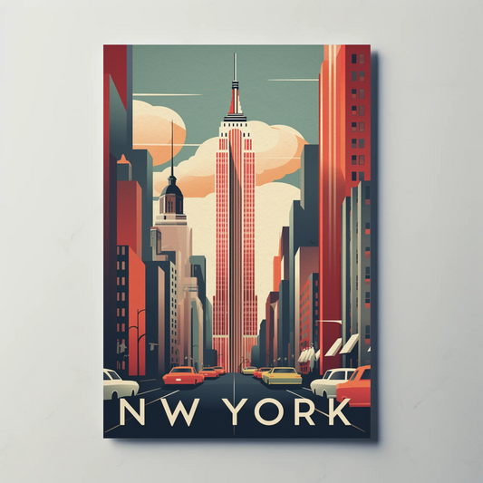 New York - Art Deco Cityscape