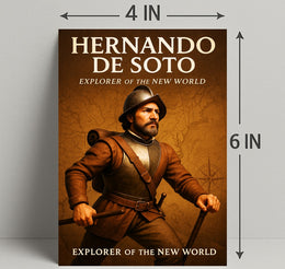 Hernando de Soto Explorer of the New World Poster PosterGoat