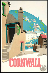 Cornwall Travel Poster