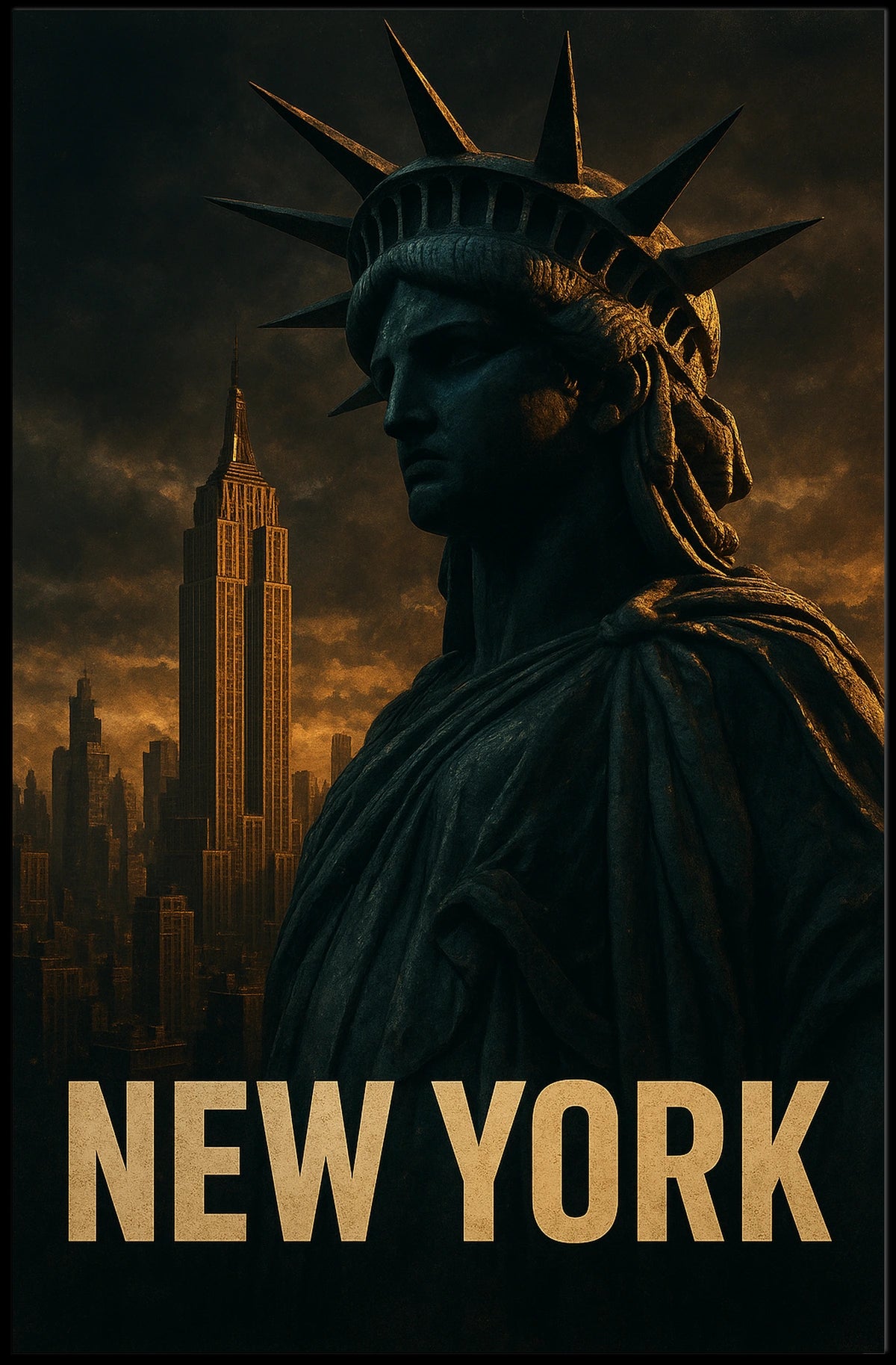 New York Skyline Poster