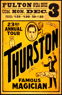Thurston Magic Show Vintage Poster - Abstract, Artistic, or Pop Culture Poster