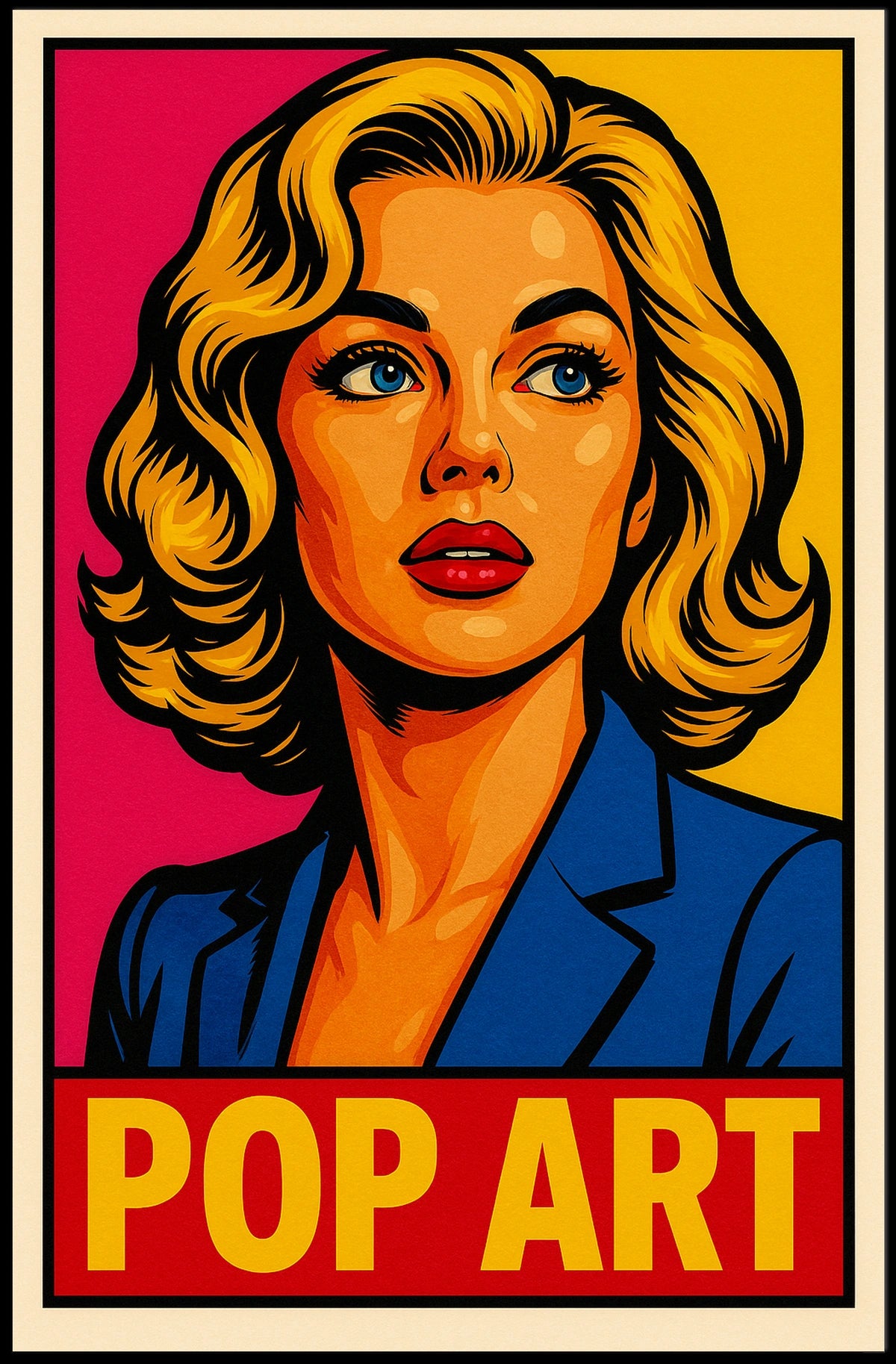 Pop Art Portrait Poster