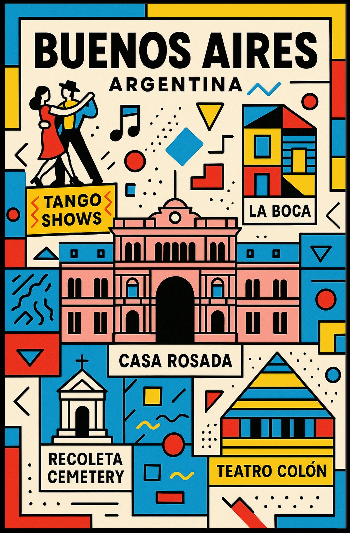 Discover Buenos Aires Poster