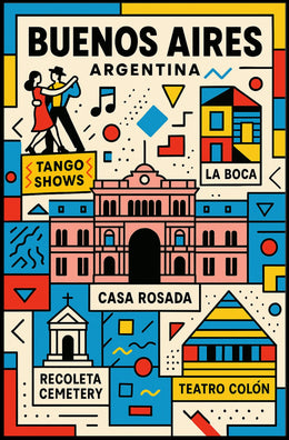 Discover Buenos Aires Poster