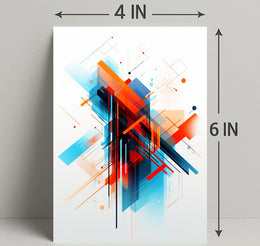 Geometric Abstraction Abstract Poster PosterGoat