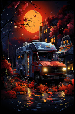 Autumn Night Escape Poster