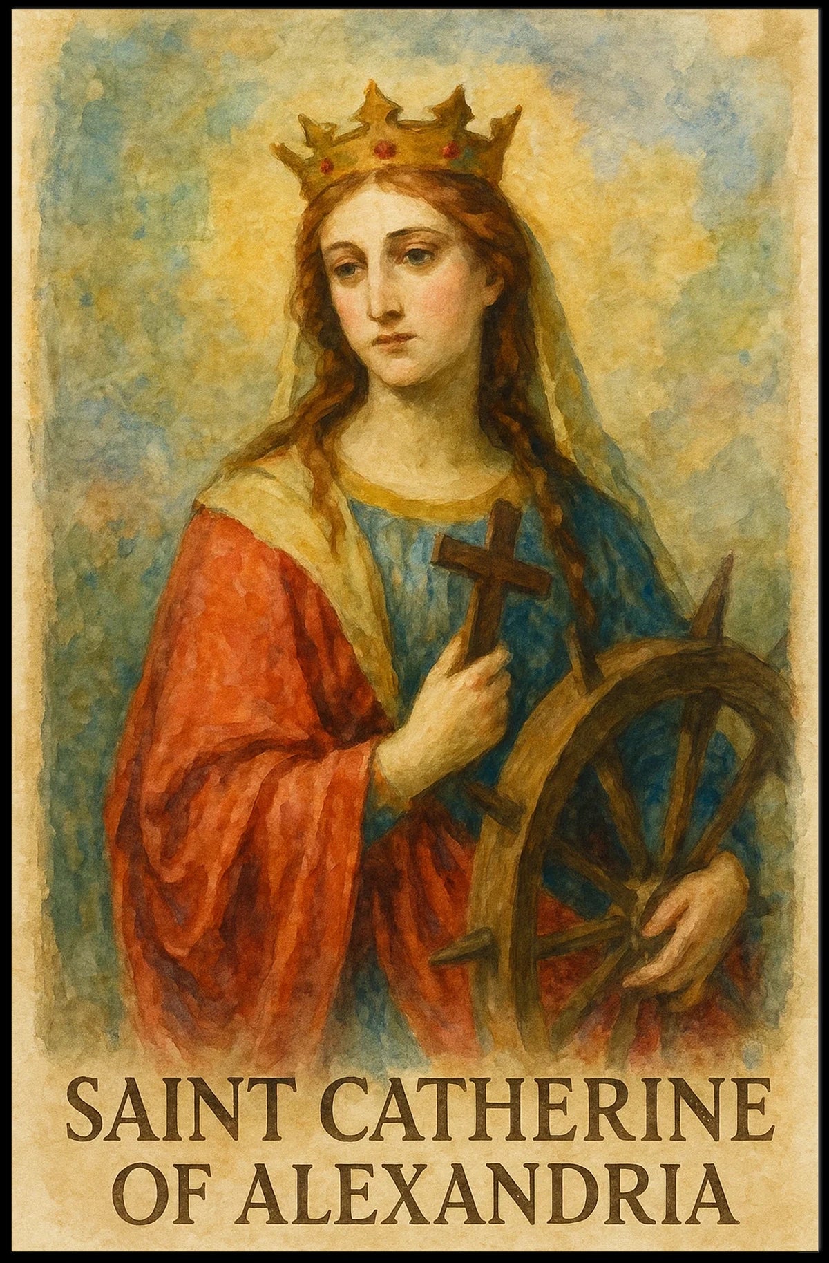 Saint Catherine of Alexandria Poster