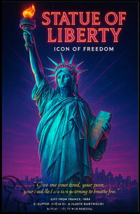 Statue of Liberty Artistic Freedom Cultural or Heritage Poster