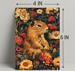 Charming Woodland Chipmunk Animal Poster