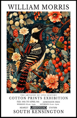 The Artistry of 19th Century Cotton Prints Cultural Poster