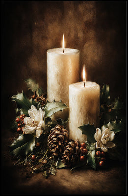 Candlelit Serenity Poster
