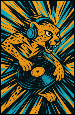 Dj Cheetah Groove Poster