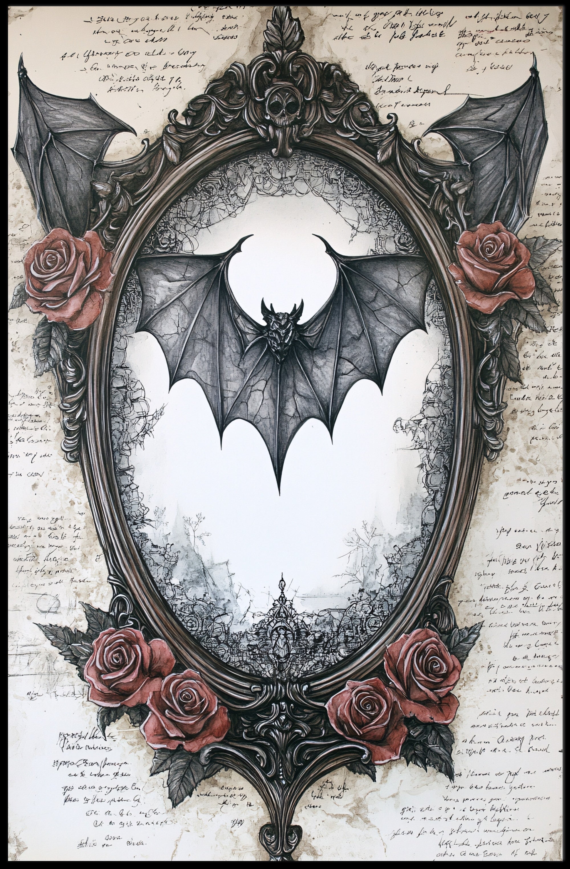 Gothic Elegance Poster