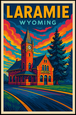 Laramie, Wyoming Poster