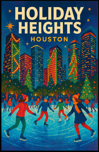 Holiday Heights In Houston Poster