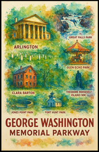 George Washington Memorial Parkway Poster