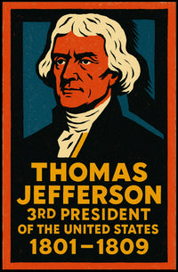 Thomas Jefferson 3rd President Poster