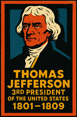 Thomas Jefferson 3rd President Poster