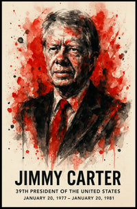 Jimmy Carter 39Th President Poster