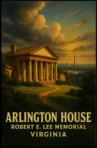 Arlington House Robert E. Lee Memorial Poster