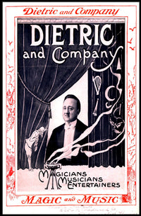 Dietric and Company Vaudeville Vintage Advertisement Poster
