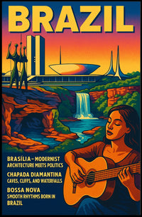 Discover Brazil Poster