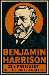 Benjamin Harrison 23rd President Poster
