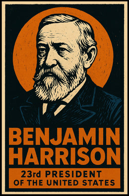Benjamin Harrison 23rd President Poster