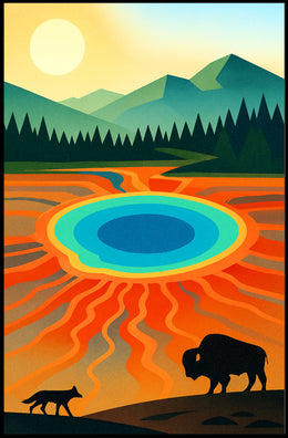 Yellowstone Wonders Poster PosterGoat