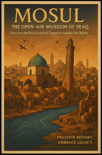 Mosul The Open-Air Museum of Iraq Poster