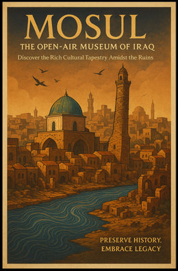 Mosul The Open-Air Museum of Iraq Poster