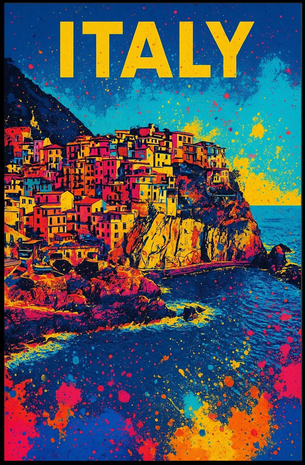 Vibrant Italy Poster