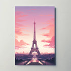 Eiffel Tower Romantic Colors Dreamy Travel Poster