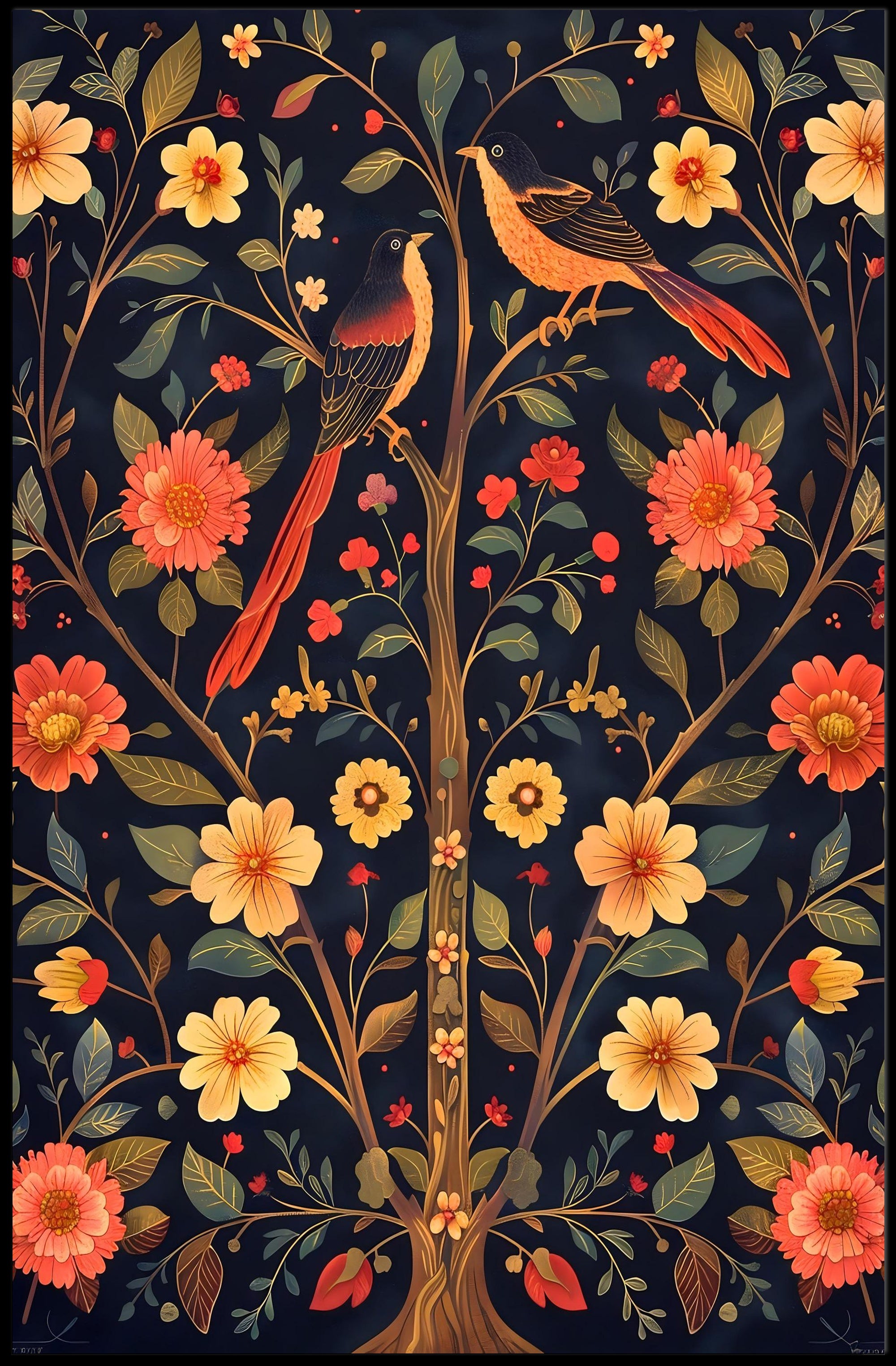 Enchanted Garden Wall Art Print for Home Decor