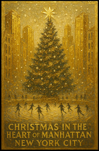 Christmas In Manhattan Poster