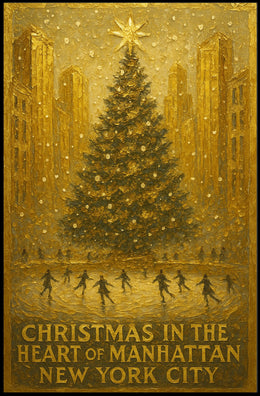 Christmas In Manhattan Poster