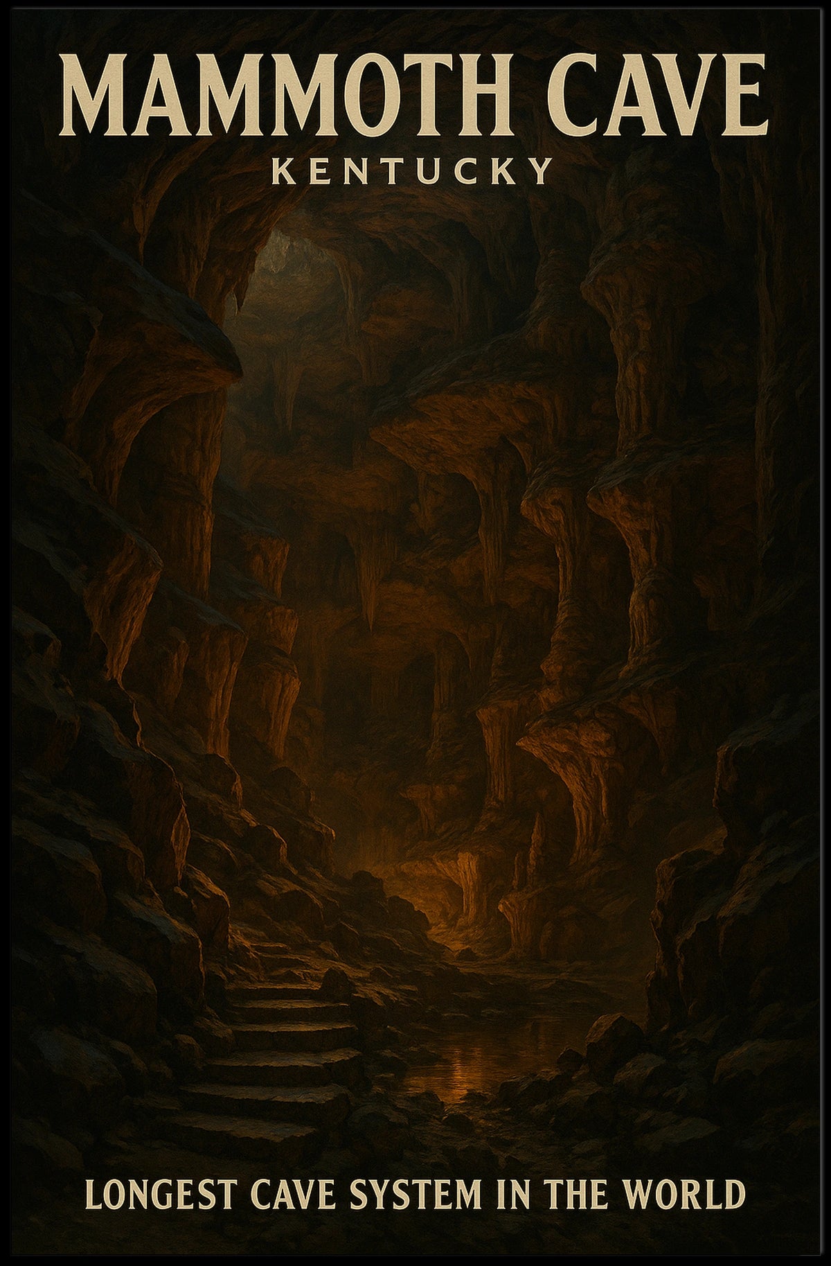 Mammoth Cave Kentucky Poster