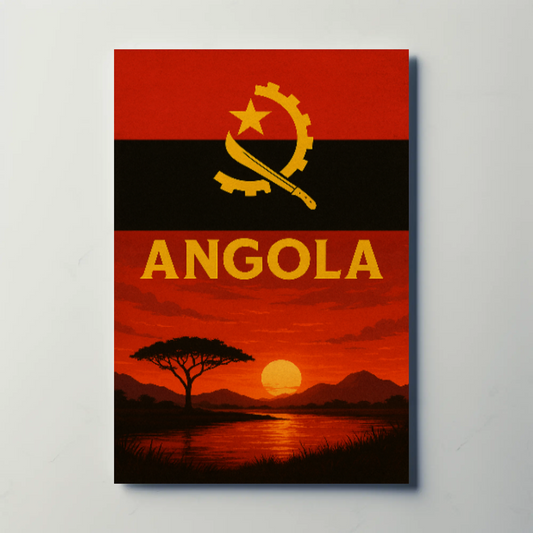 Angola Cultural Revolution Pride Heritage Poster