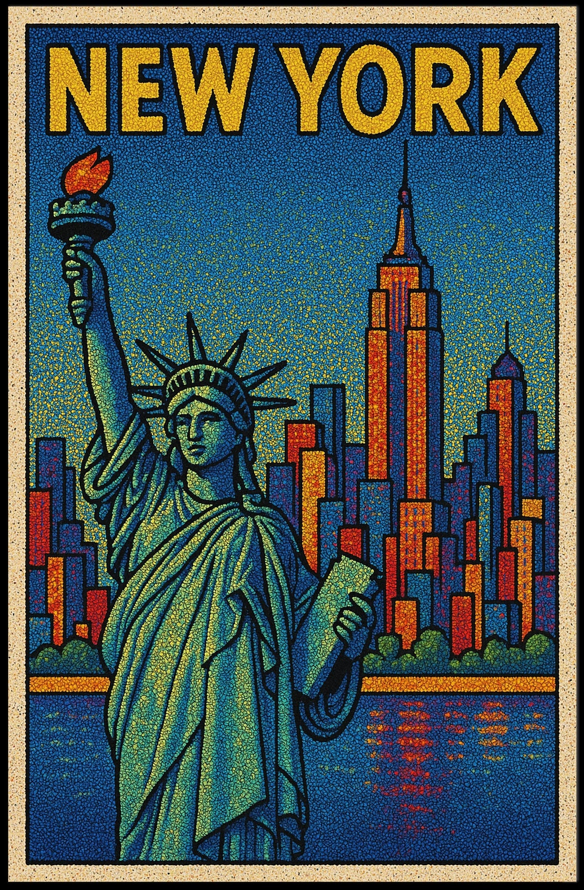 New York Skyline Poster